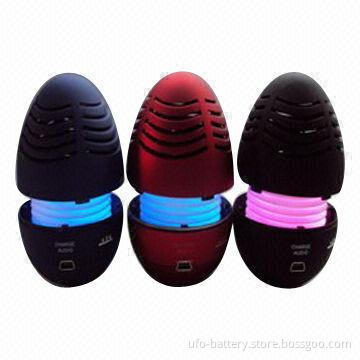 Portable Funny Eggs Never Fall Down Speakers with 50Hz-20kHz Frequency Range